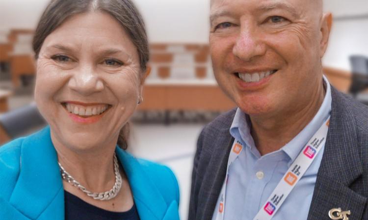 Eliza Compton, Campus deputy editor, and Steve Harmon